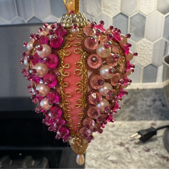 Vintage Beaded Christmas Ornament Lot - Picture 10 of 11